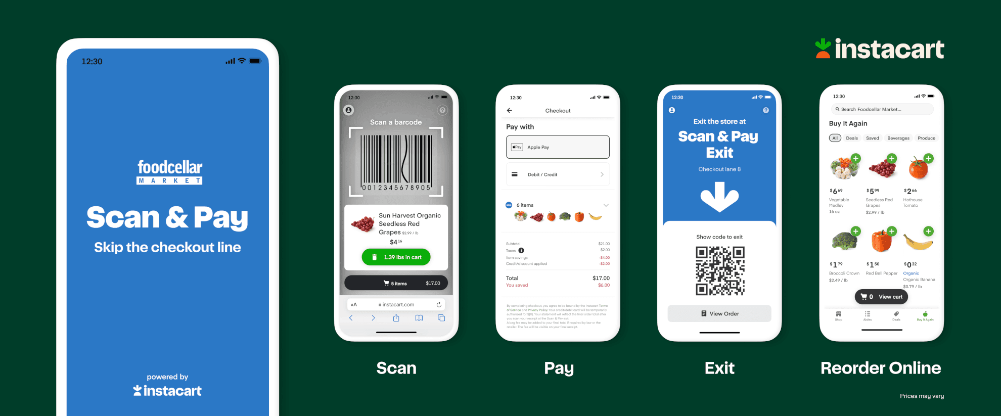Scan & Pay at Foodcellar Market