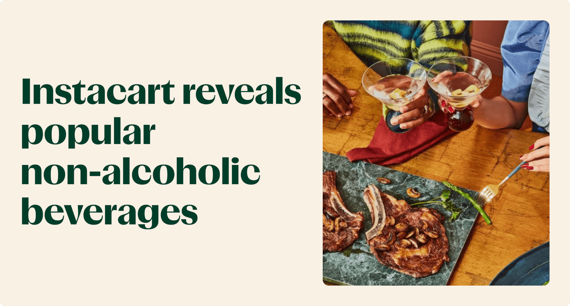 Instacart reveals popular non-alcoholic beverages